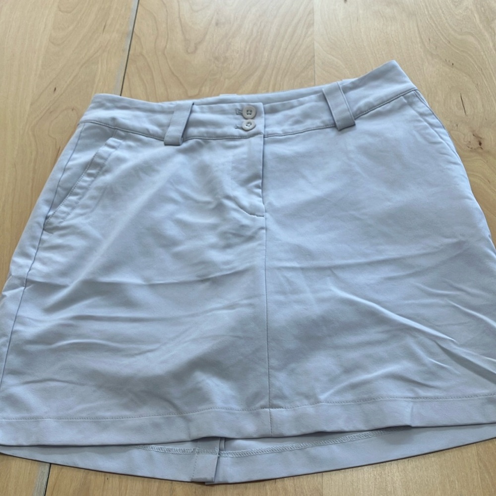 Nike golf beige skirt with built in short size S ‎ pickleball golf tennis